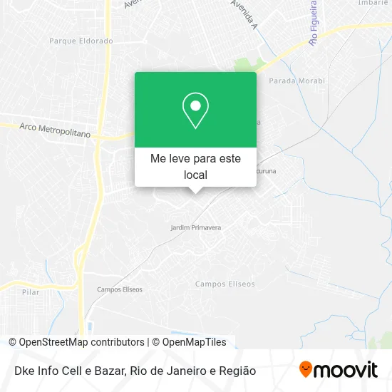 Dke Info Cell e Bazar mapa