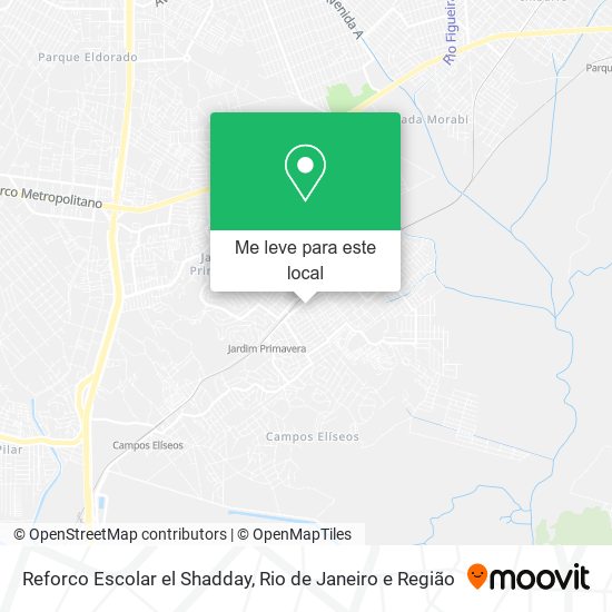 Reforco Escolar el Shadday mapa