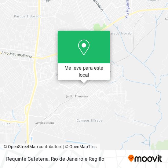 Requinte Cafeteria mapa