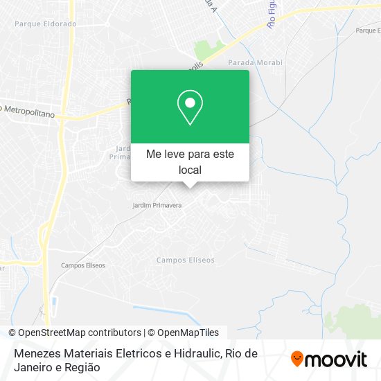 Menezes Materiais Eletricos e Hidraulic mapa