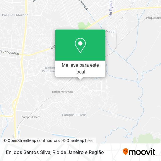 Eni dos Santos Silva mapa