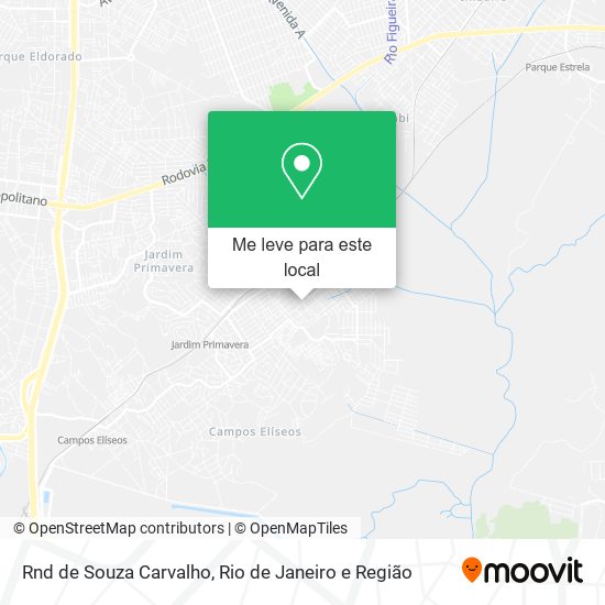 Rnd de Souza Carvalho mapa