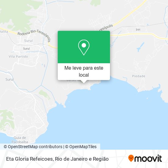 Eta Gloria Refeicoes mapa