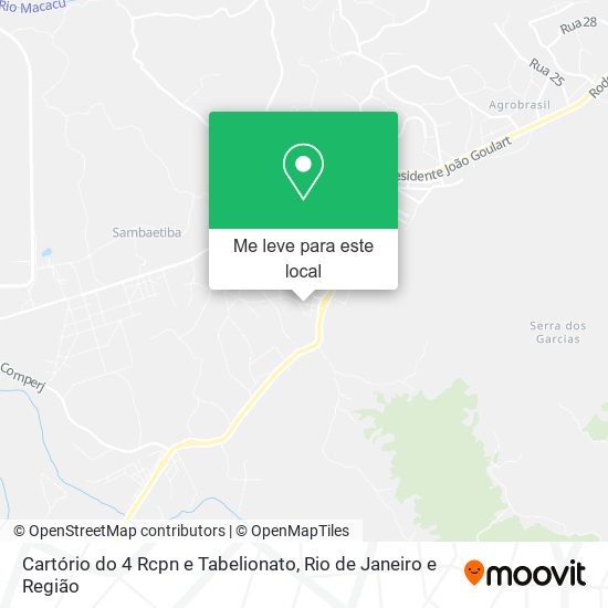 Cartório do 4 Rcpn e Tabelionato mapa