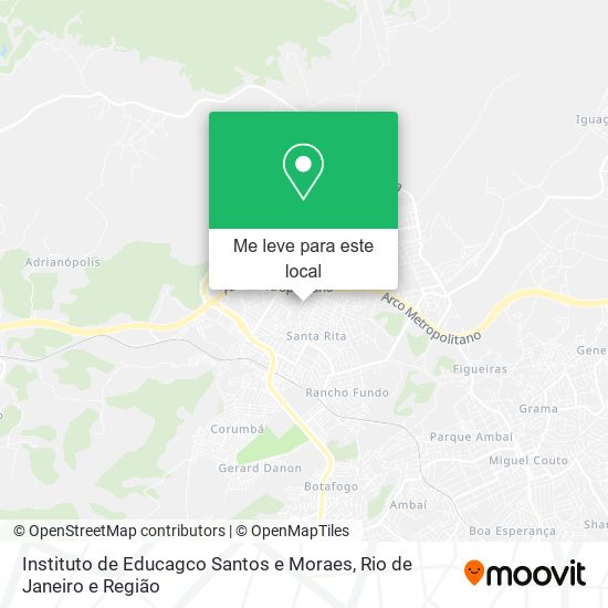Instituto de Educagco Santos e Moraes mapa