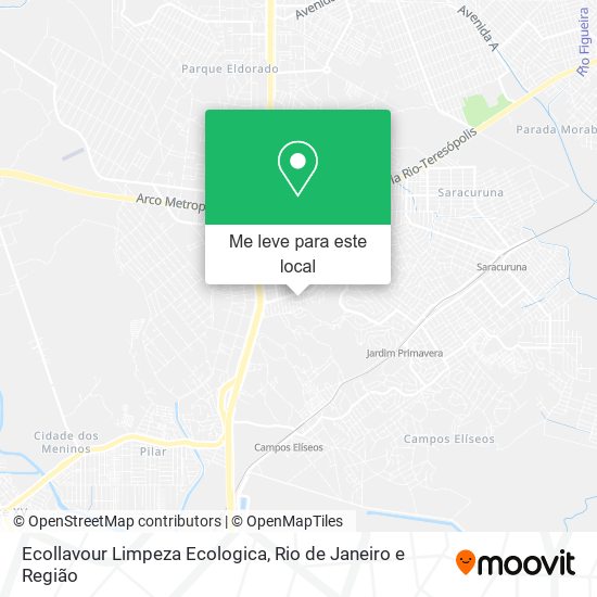 Ecollavour Limpeza Ecologica mapa