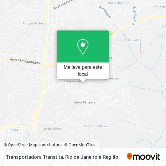 Transportadora Transtita mapa