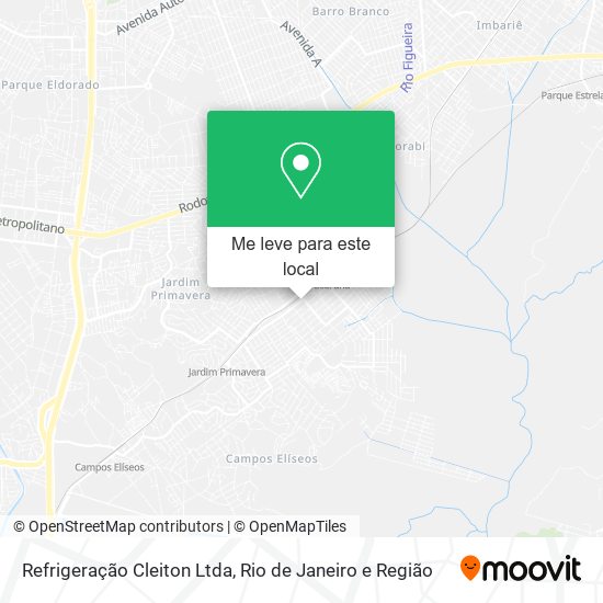 Refrigeração Cleiton Ltda mapa