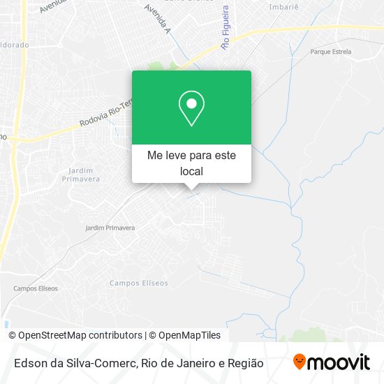 Edson da Silva-Comerc mapa