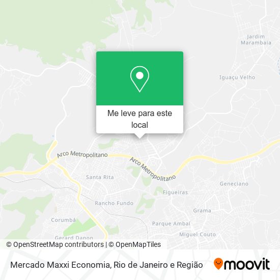 Mercado Maxxi Economia mapa