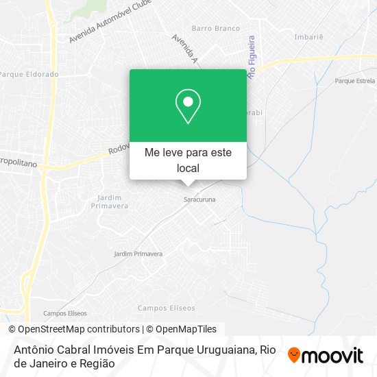 Antônio Cabral Imóveis Em Parque Uruguaiana mapa