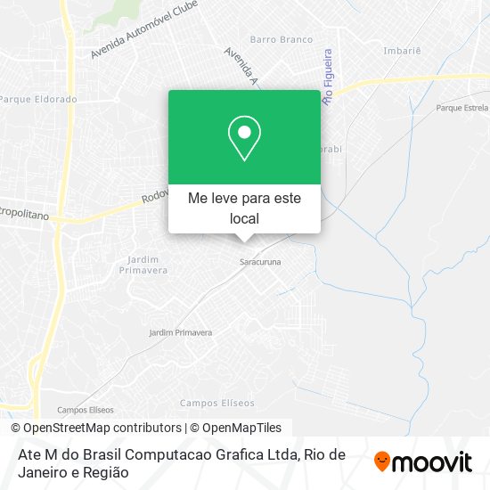 Ate M do Brasil Computacao Grafica Ltda mapa