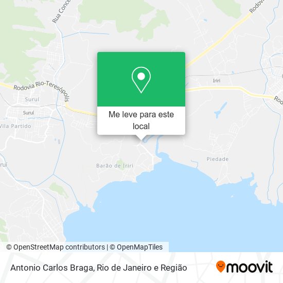 Antonio Carlos Braga mapa