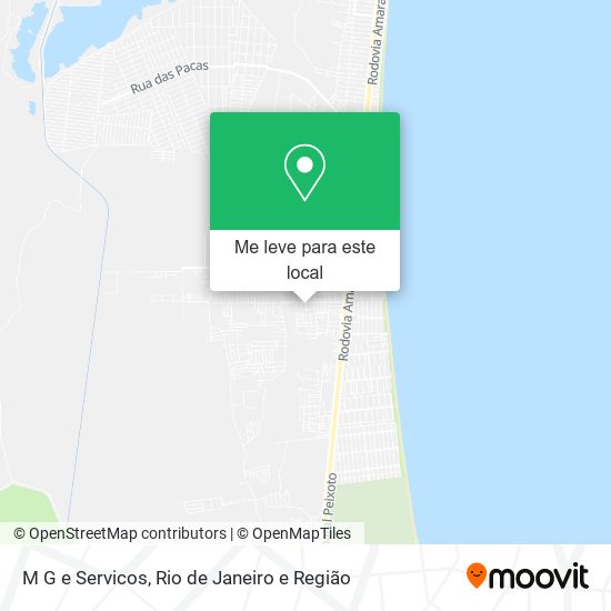 M G e Servicos mapa