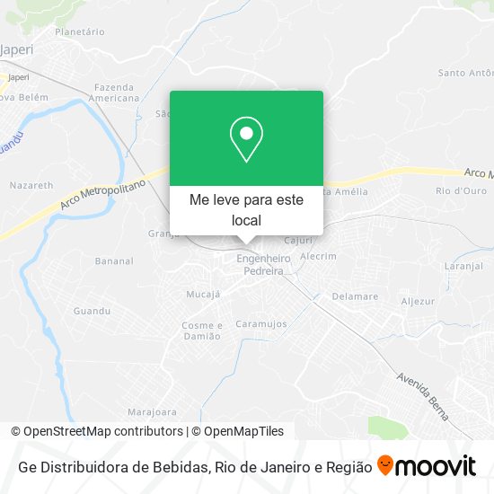 Ge Distribuidora de Bebidas mapa