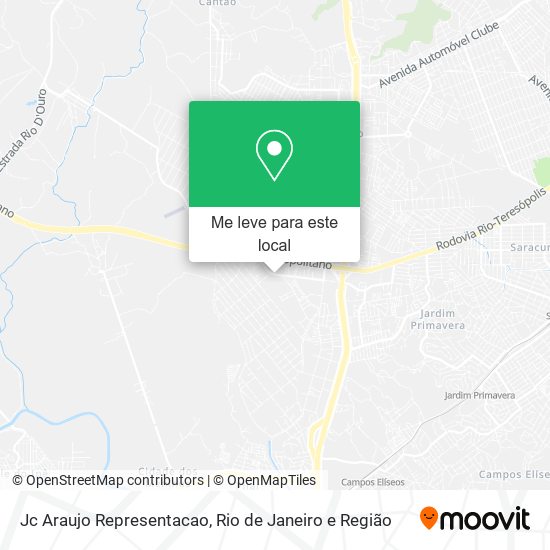 Jc Araujo Representacao mapa