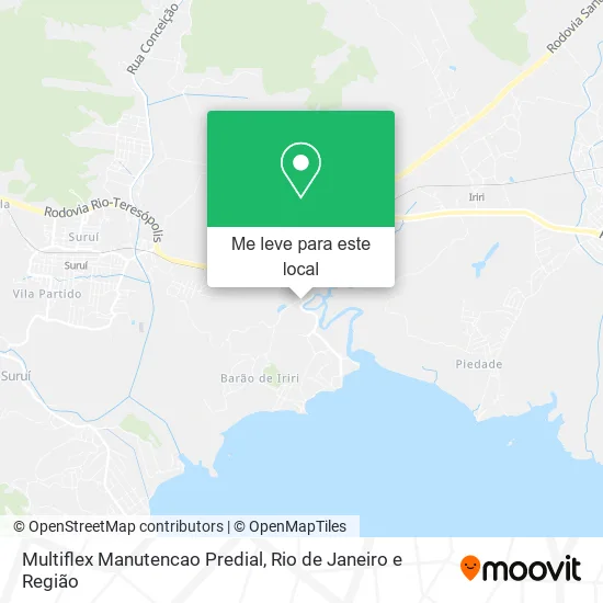 Multiflex Manutencao Predial mapa