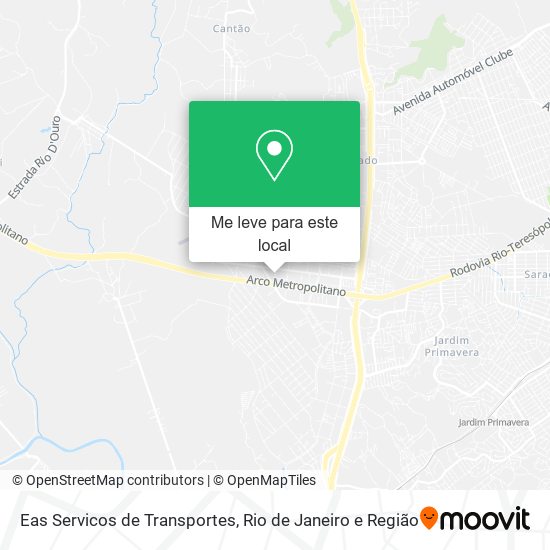 Eas Servicos de Transportes mapa