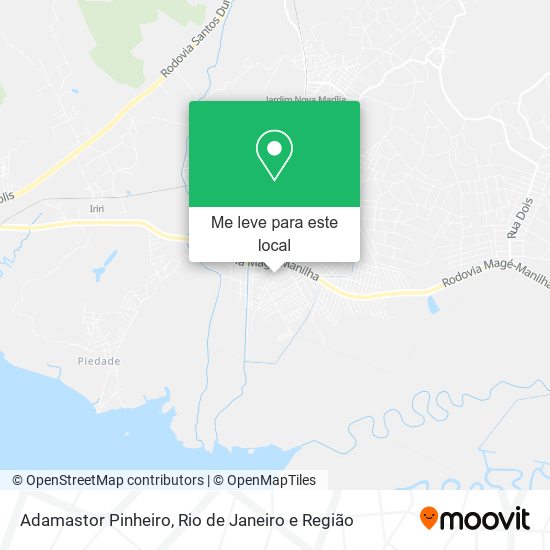 Adamastor Pinheiro mapa