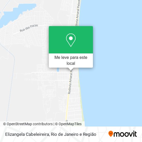 Elizangela Cabeleireira mapa