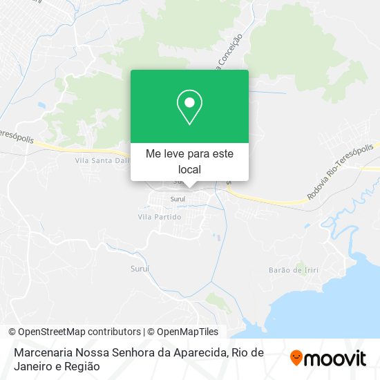 Marcenaria Nossa Senhora da Aparecida mapa