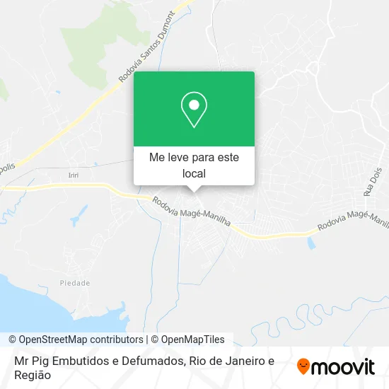 Mr Pig Embutidos e Defumados mapa