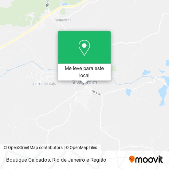 Boutique Calcados mapa