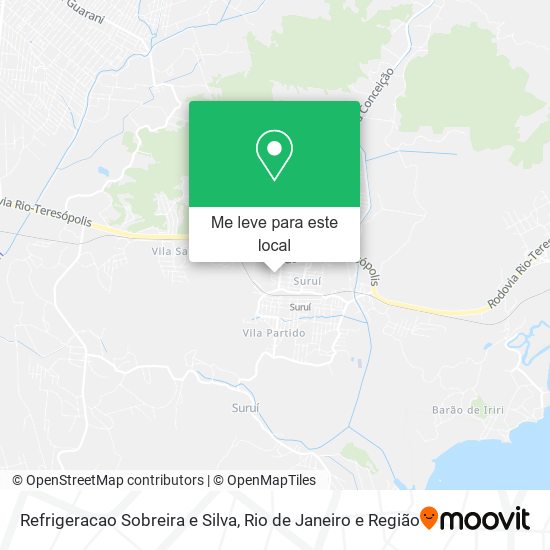 Refrigeracao Sobreira e Silva mapa