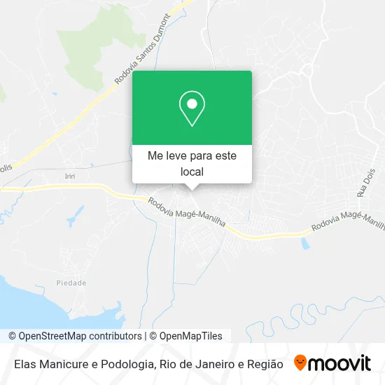Elas Manicure e Podologia mapa