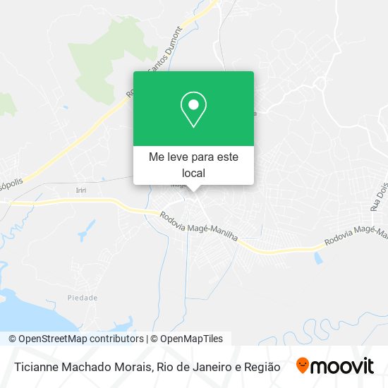 Ticianne Machado Morais mapa