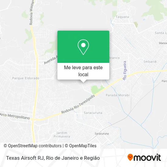 Texas Airsoft RJ mapa