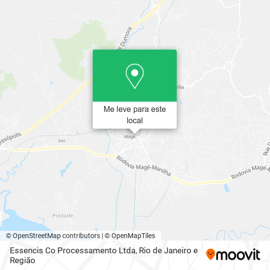 Essencis Co Processamento Ltda mapa