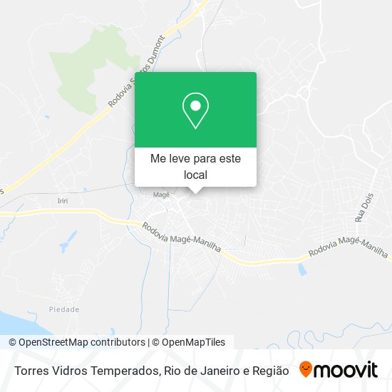 Torres Vidros Temperados mapa