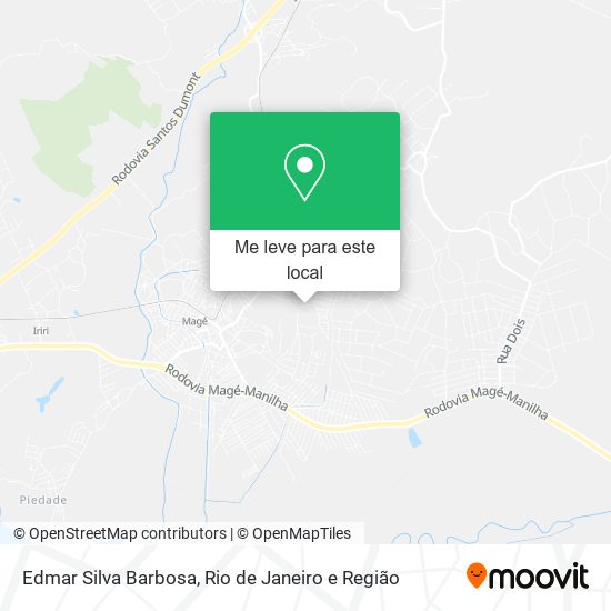 Edmar Silva Barbosa mapa