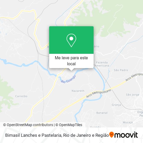Bimasil Lanches e Pastelaria mapa