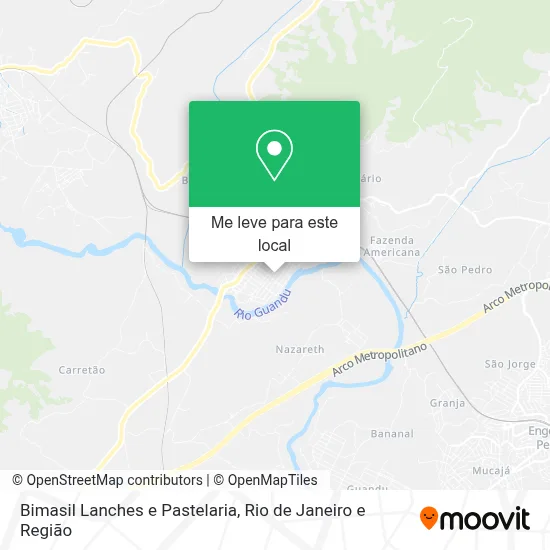 Bimasil Lanches e Pastelaria mapa