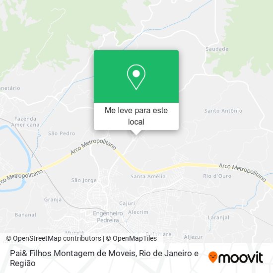 Pai& Filhos Montagem de Moveis mapa