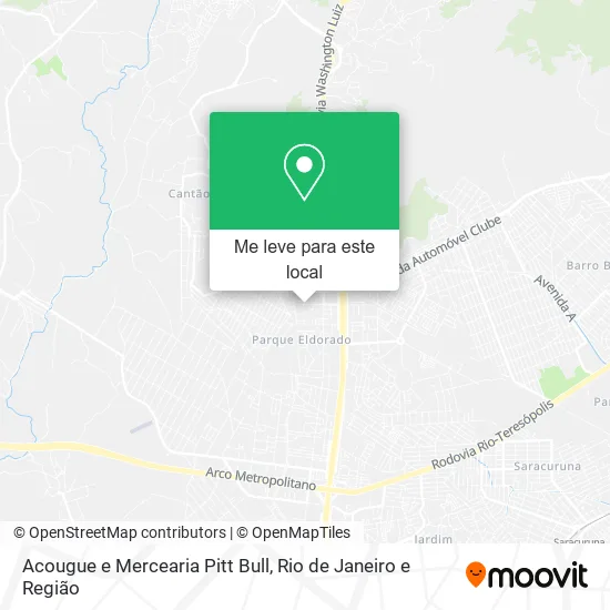 Acougue e Mercearia Pitt Bull mapa