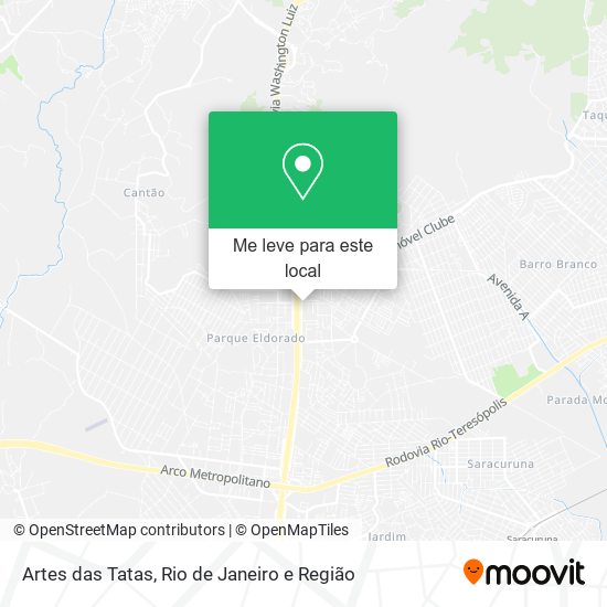 Artes das Tatas mapa