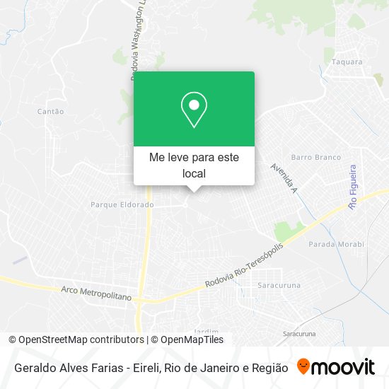 Geraldo Alves Farias - Eireli mapa