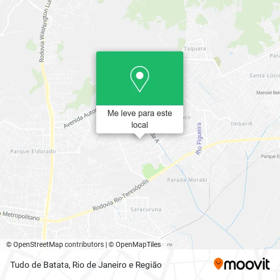 Tudo de Batata mapa