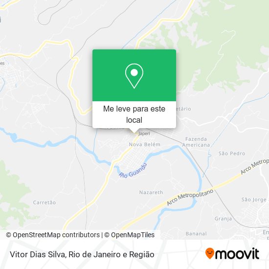 Vitor Dias Silva mapa