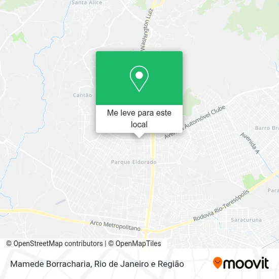 Mamede Borracharia mapa