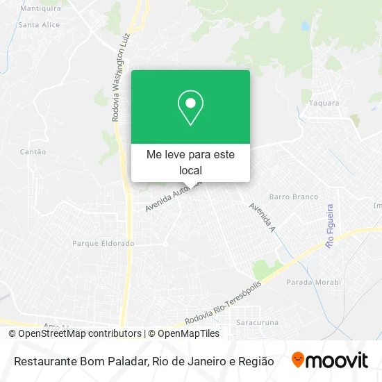 Restaurante Bom Paladar mapa