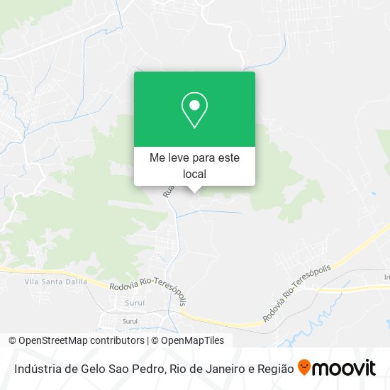 Indústria de Gelo Sao Pedro mapa