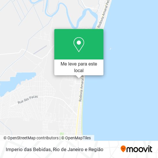 Imperio das Bebidas mapa