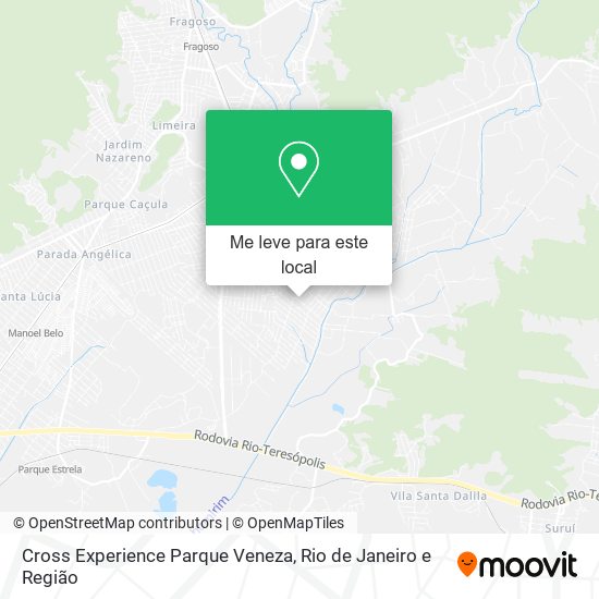 Cross Experience Parque Veneza mapa