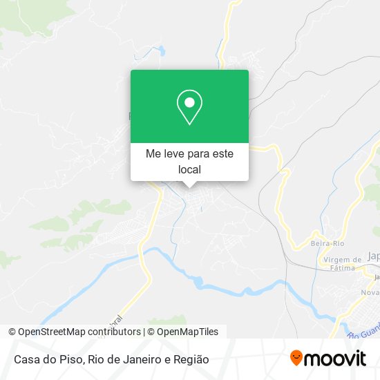 Casa do Piso mapa