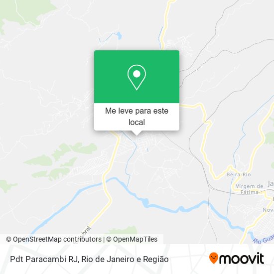 Pdt Paracambi RJ mapa