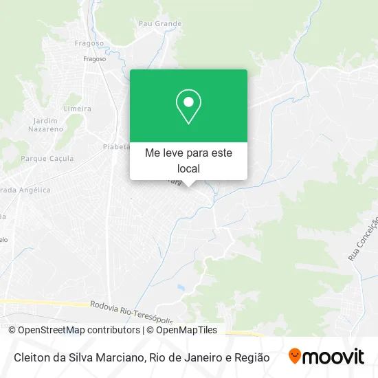 Cleiton da Silva Marciano mapa